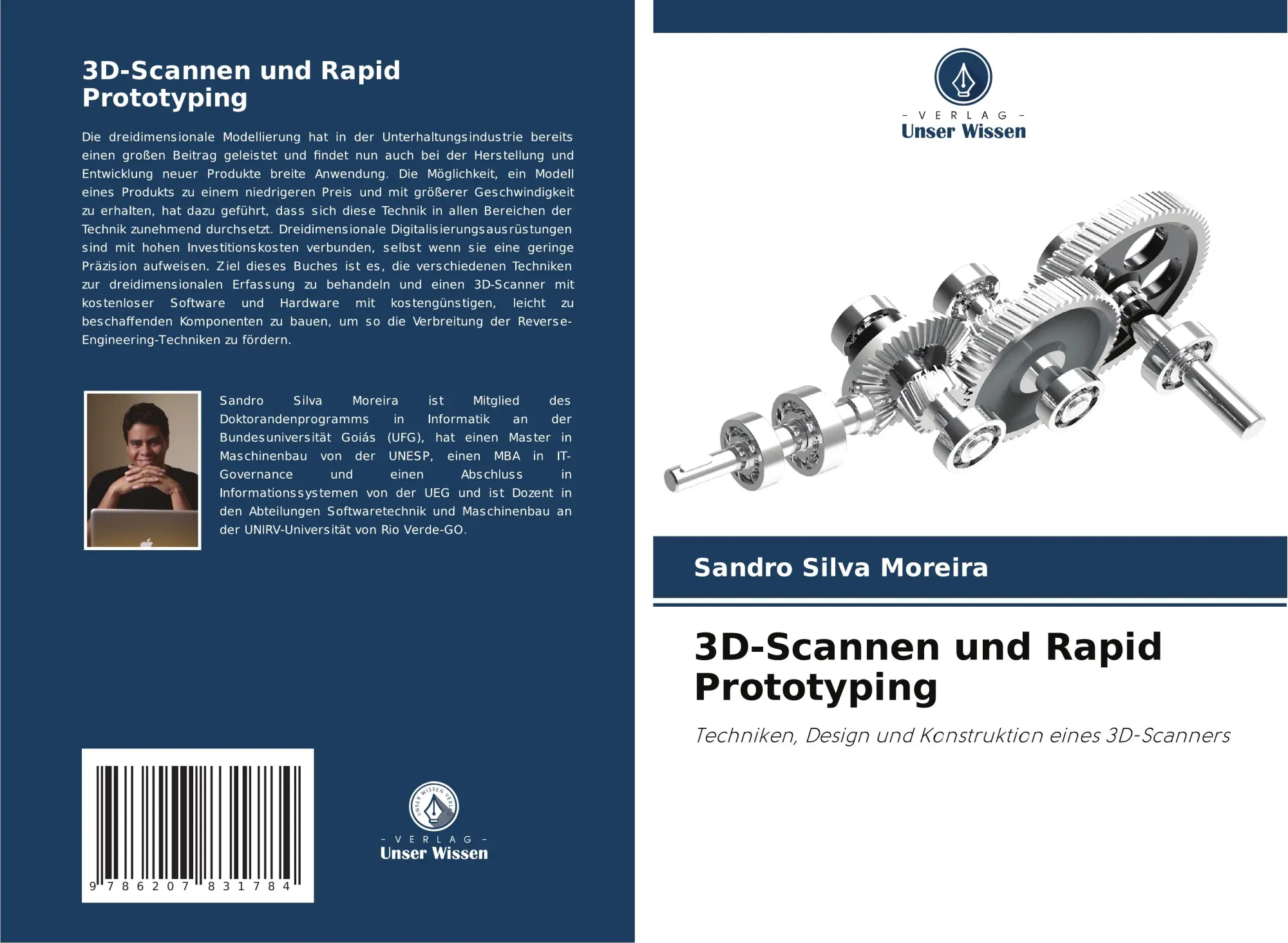 Cover: 9786207831784 | 3D-Scannen und Rapid Prototyping | Sandro Silva Moreira | Taschenbuch