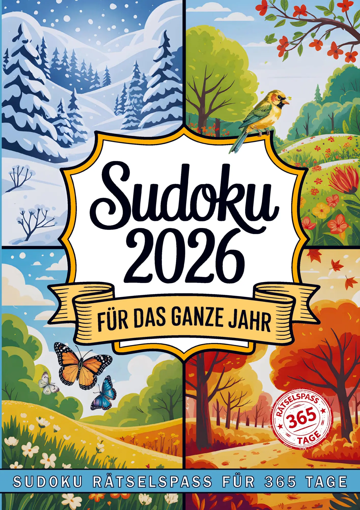Cover: 9789403861784 | SUDOKU Jahreskalender 2026 - Leicht bis Schwer - Grossdruck für...
