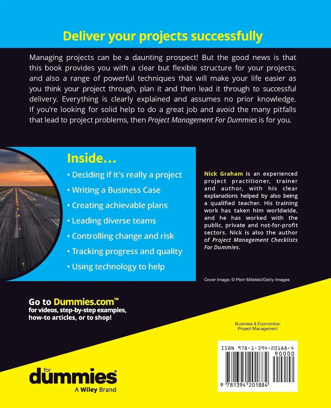Rückseite: 9781394201884 | Project Management for Dummies - UK | Nick Graham | Taschenbuch | 2023