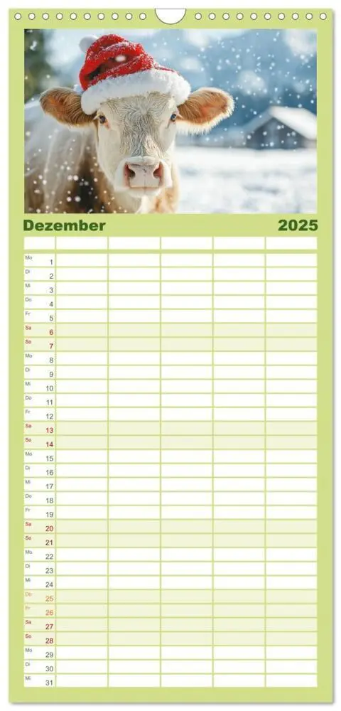 Bild: 9783457221884 | Familienplaner 2025 - KÜHE AUF DER ALM - Der Kalender aus Bayern...