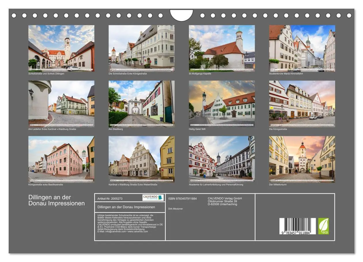 Bild: 9783457911884 | Dillingen an der Donau Impressionen (Wandkalender 2026 DIN A4...
