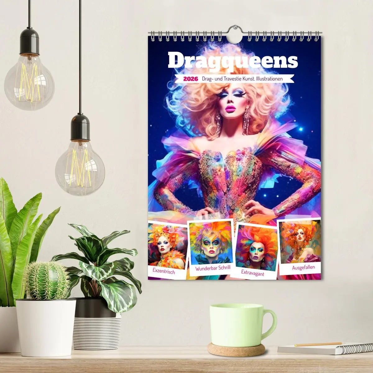 Bild: 9783516311884 | Dragqueens. Drag- und Travestie Kunst. Illustrationen (Wandkalender...