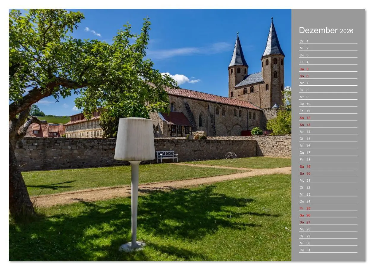 Bild: 9783516621884 | Kloster Drübeck-Ehemalige Harzer Benediktiner-Abtei (Wandkalender...