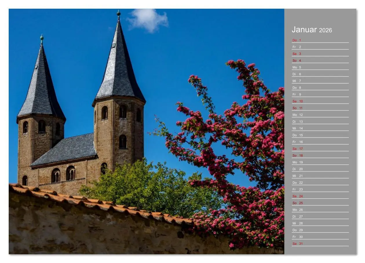 Bild: 9783516621884 | Kloster Drübeck-Ehemalige Harzer Benediktiner-Abtei (Wandkalender...