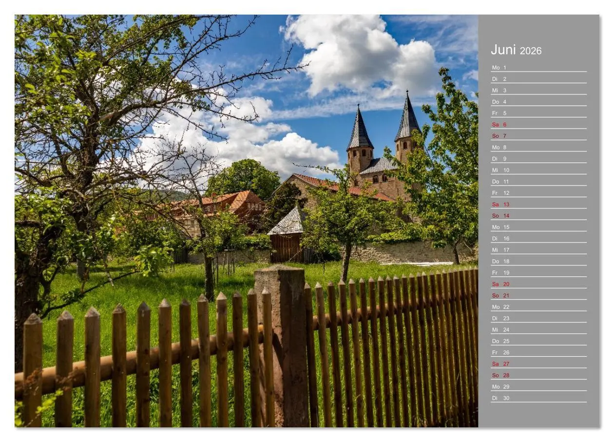 Bild: 9783516621884 | Kloster Drübeck-Ehemalige Harzer Benediktiner-Abtei (Wandkalender...