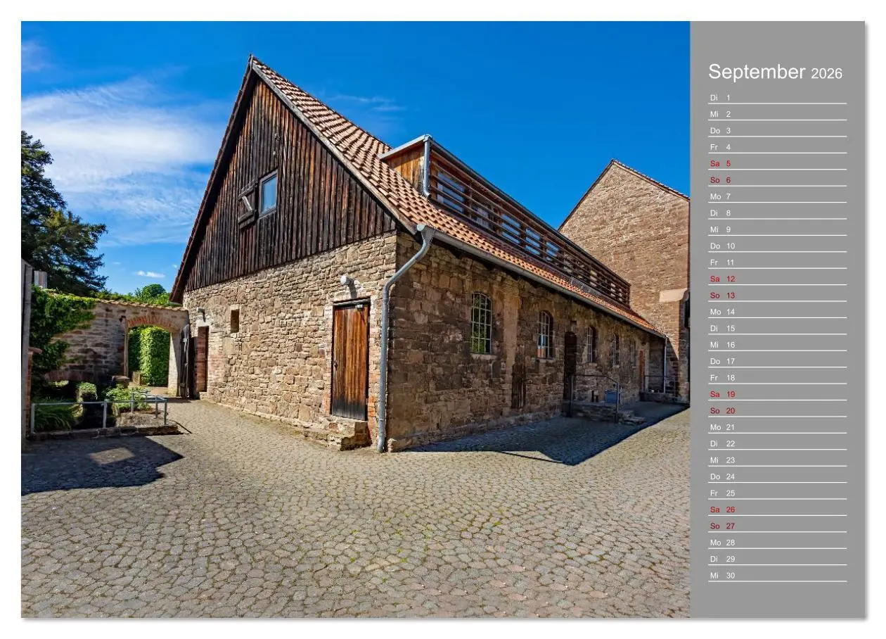 Bild: 9783516621884 | Kloster Drübeck-Ehemalige Harzer Benediktiner-Abtei (Wandkalender...