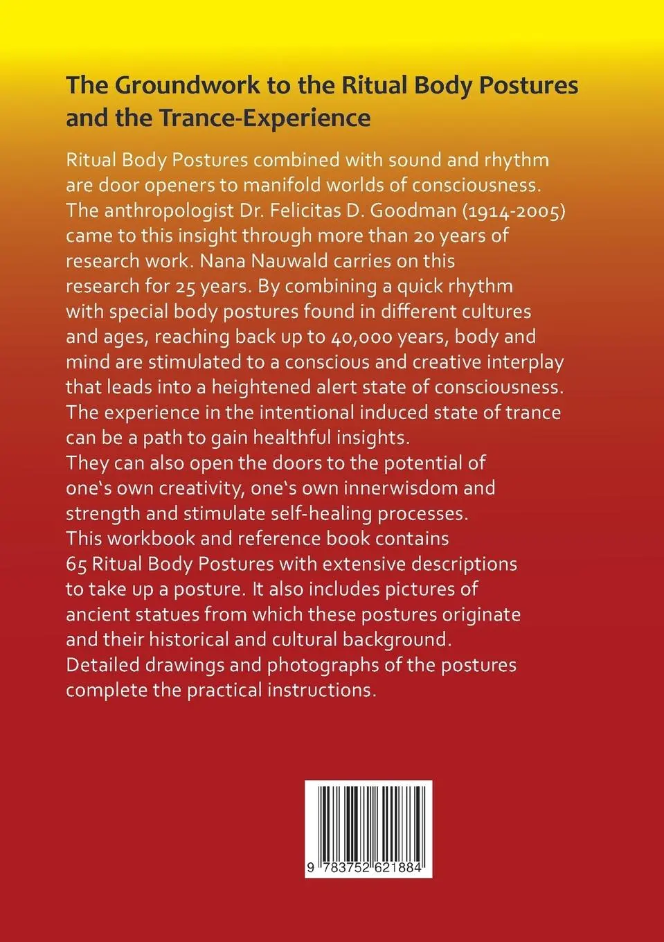 Rückseite: 9783752621884 | Ecstatic Trance | Ritual Body Postures - The Workbook | Taschenbuch