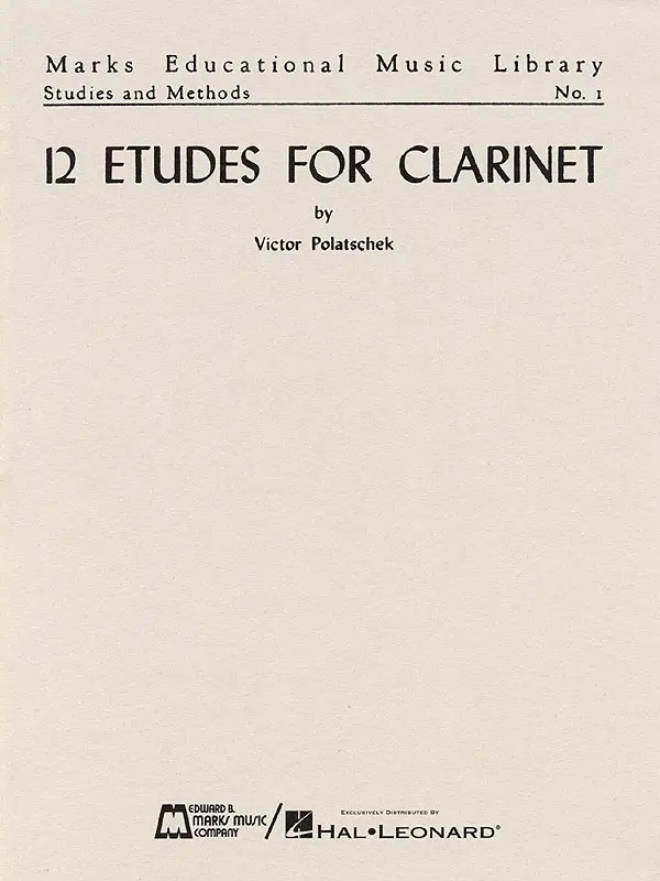 Cover: 73999231984 | 12 Etudes for Clarinet | Clarinet Method | Victor Polatschek | Buch