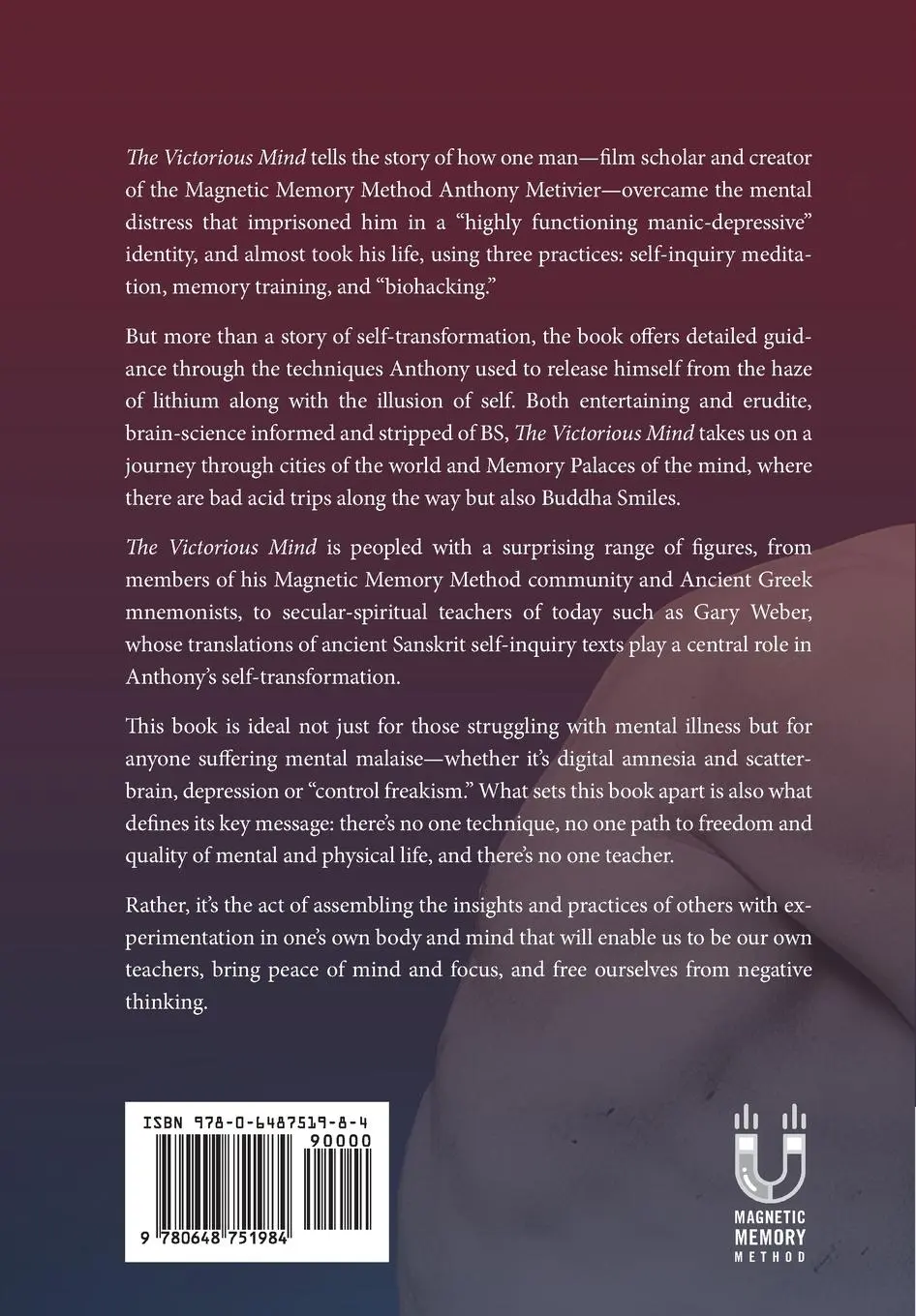 Rückseite: 9780648751984 | The Victorious Mind | Anthony Metivier | Taschenbuch | Englisch | 2020
