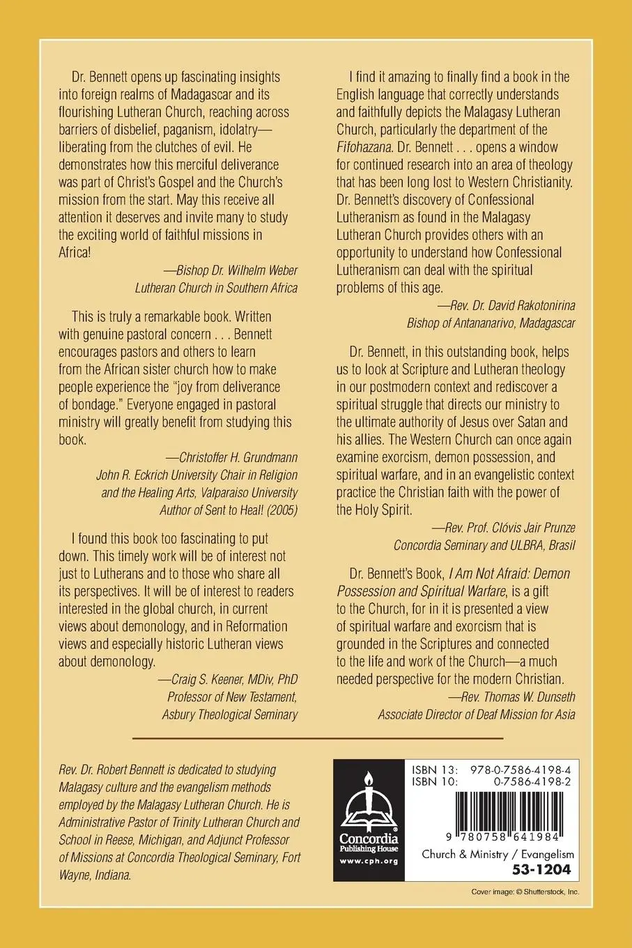Rückseite: 9780758641984 | I Am Not Afraid | Robert Bennett | Taschenbuch | Englisch | 2013