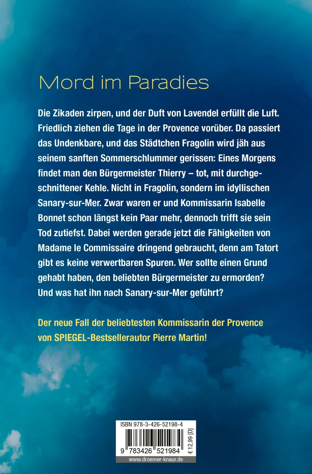 Rückseite: 9783426521984 | Madame le Commissaire und der tote Liebhaber | Ein Provence-Krimi