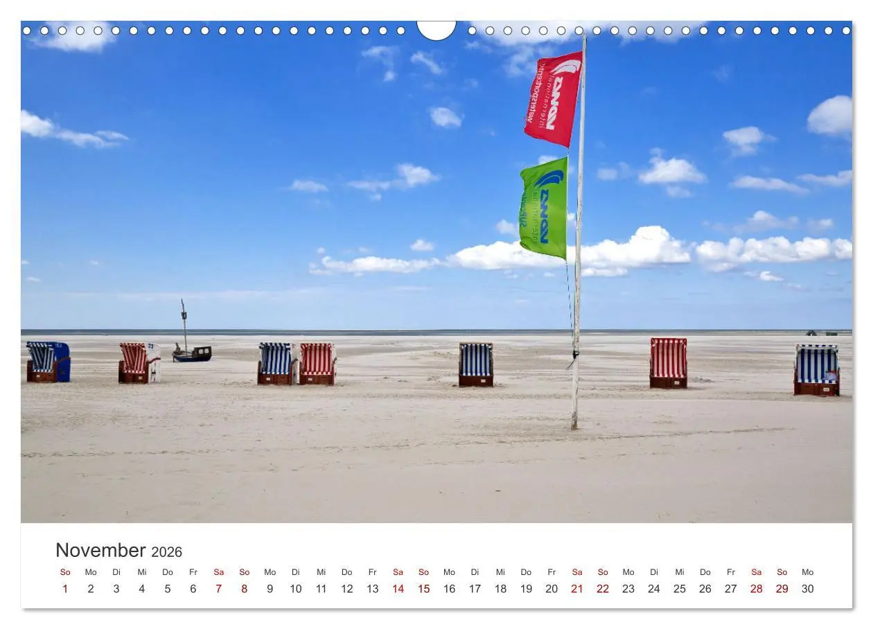 Bild: 9783457521984 | Amrum - Perle der Nordsee (Wandkalender 2026 DIN A3 quer), CALVENDO...