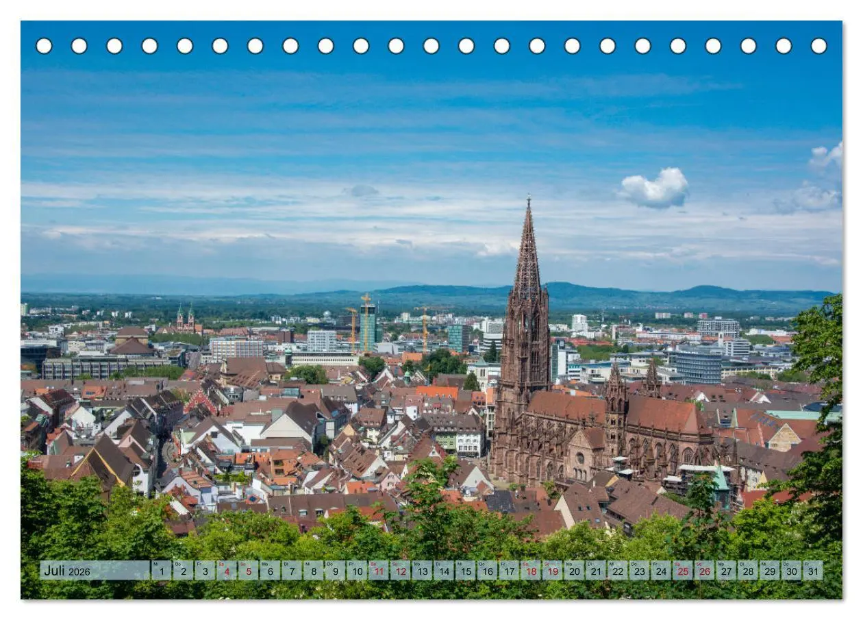 Bild: 9783457691984 | Freiburg im Breisgau - Die Schwarzwaldmetropole (Tischkalender 2026...