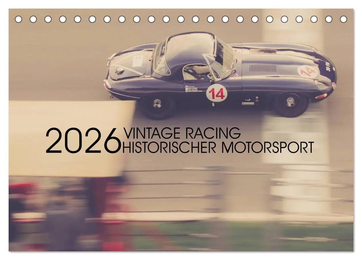 Cover: 9783516091984 | Vintage Racing, historischer Motorsport (Tischkalender 2026 DIN A5...