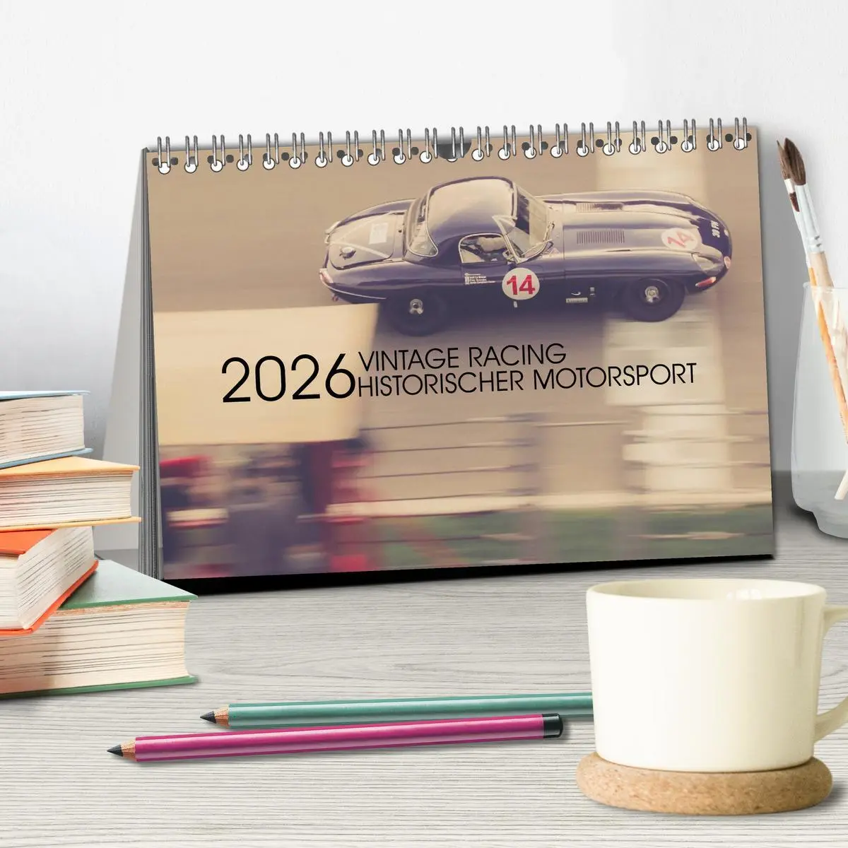 Bild: 9783516091984 | Vintage Racing, historischer Motorsport (Tischkalender 2026 DIN A5...