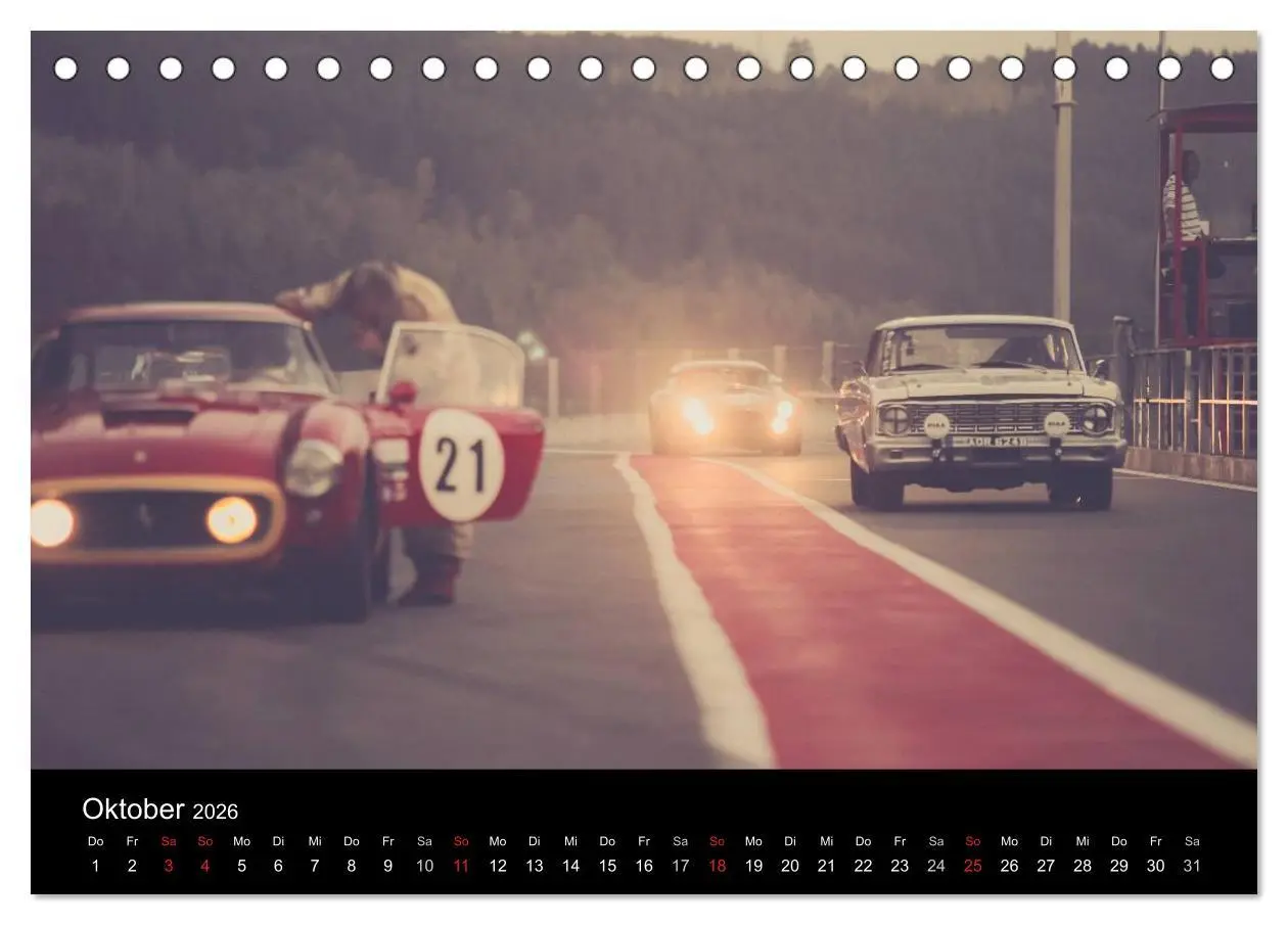Bild: 9783516091984 | Vintage Racing, historischer Motorsport (Tischkalender 2026 DIN A5...