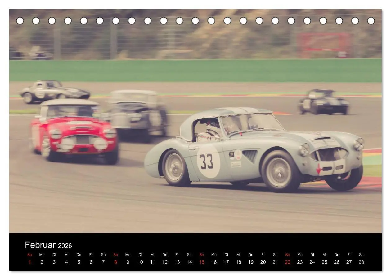 Bild: 9783516091984 | Vintage Racing, historischer Motorsport (Tischkalender 2026 DIN A5...
