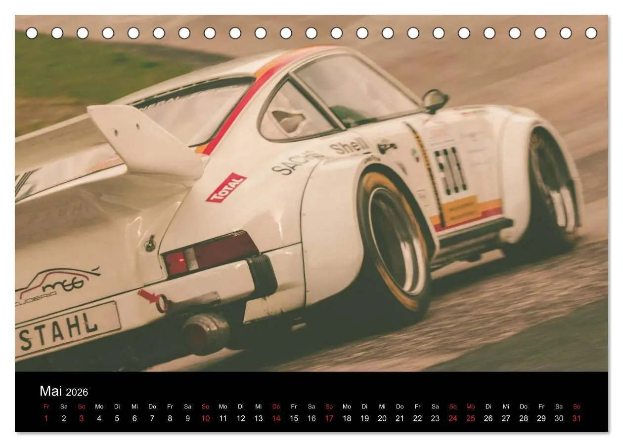 Bild: 9783516091984 | Vintage Racing, historischer Motorsport (Tischkalender 2026 DIN A5...