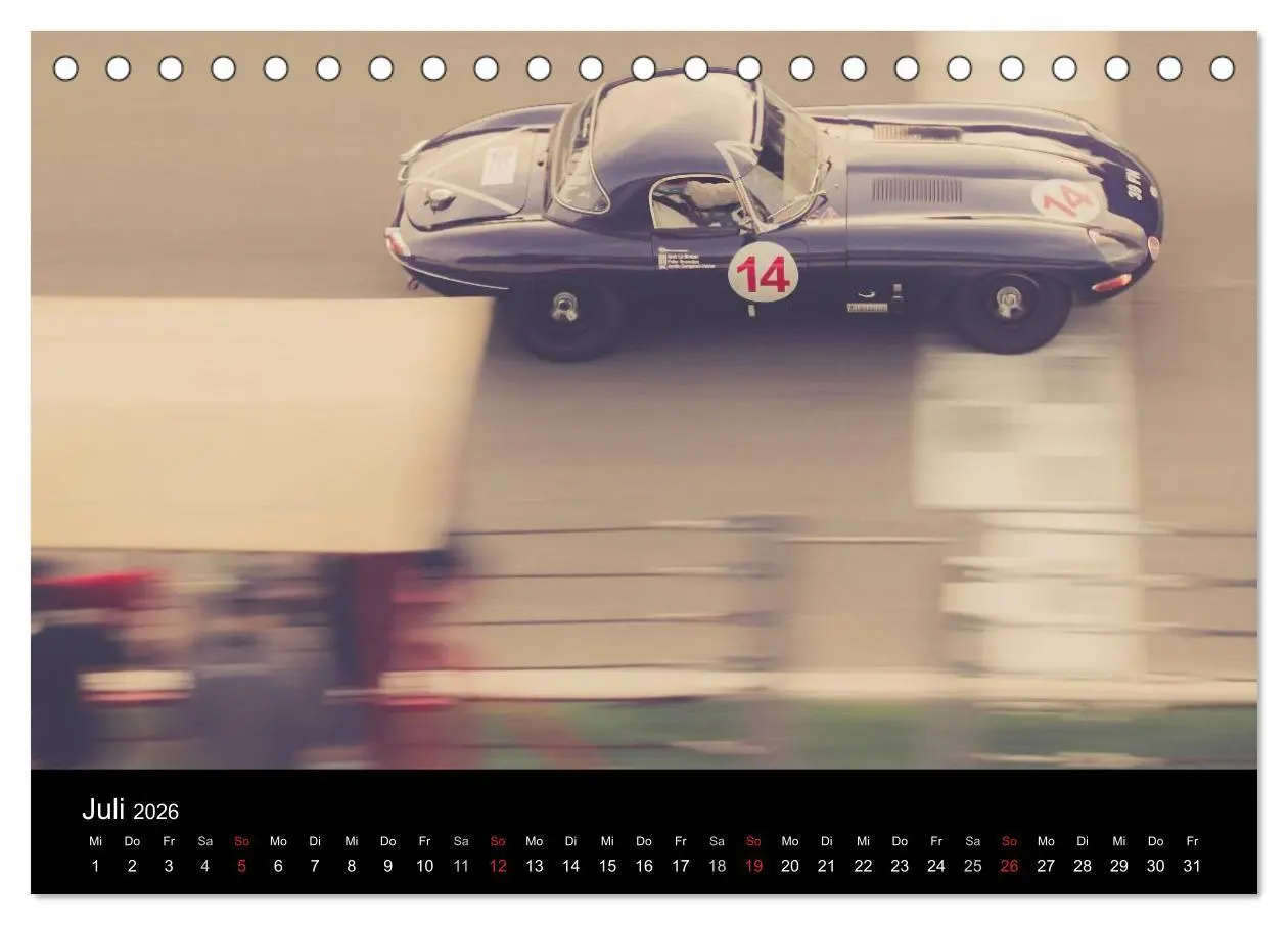 Bild: 9783516091984 | Vintage Racing, historischer Motorsport (Tischkalender 2026 DIN A5...