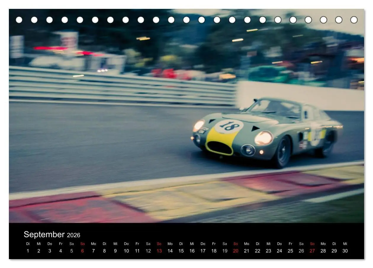 Bild: 9783516091984 | Vintage Racing, historischer Motorsport (Tischkalender 2026 DIN A5...