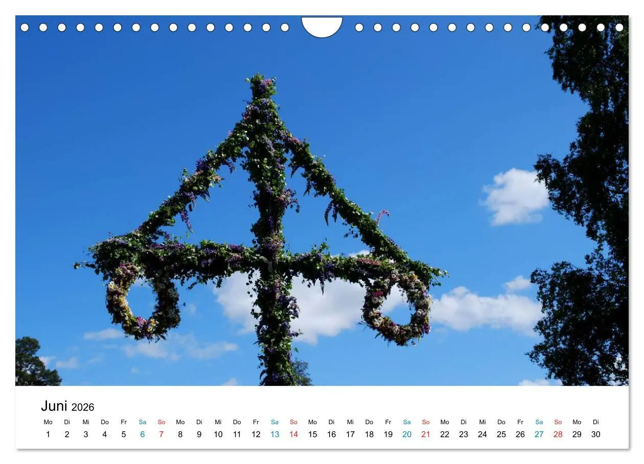 Bild: 9783516231984 | Schweden (Wandkalender 2026 DIN A4 quer), CALVENDO Monatskalender