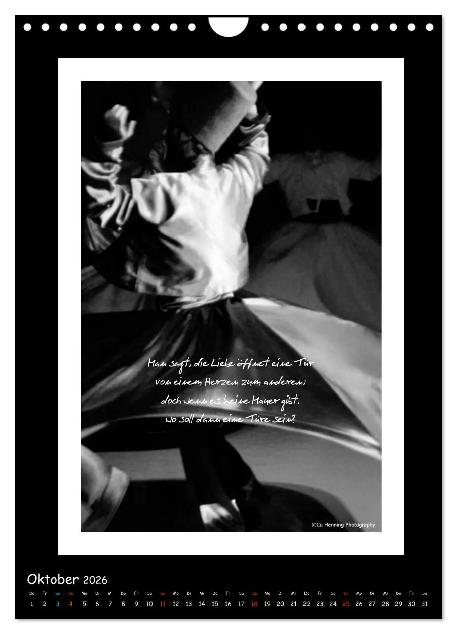 Bild: 9783516471984 | Mevlana's tanzende Derwische und seine Weisheiten (Wandkalender...
