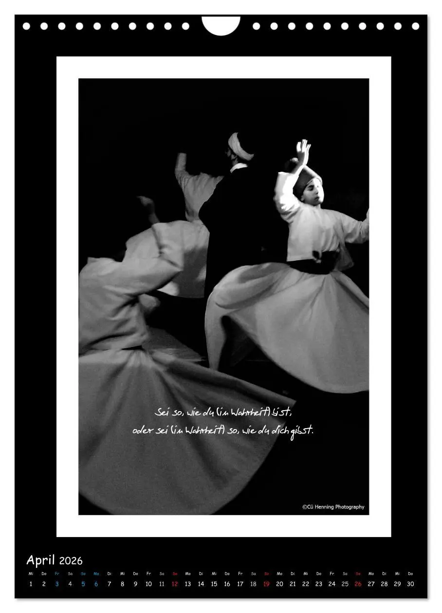 Bild: 9783516471984 | Mevlana's tanzende Derwische und seine Weisheiten (Wandkalender...