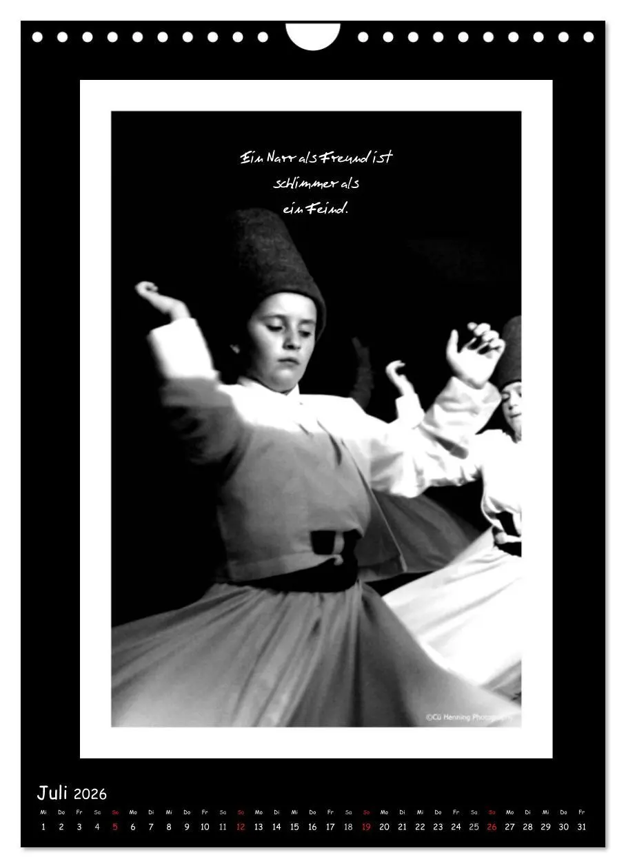 Bild: 9783516471984 | Mevlana's tanzende Derwische und seine Weisheiten (Wandkalender...