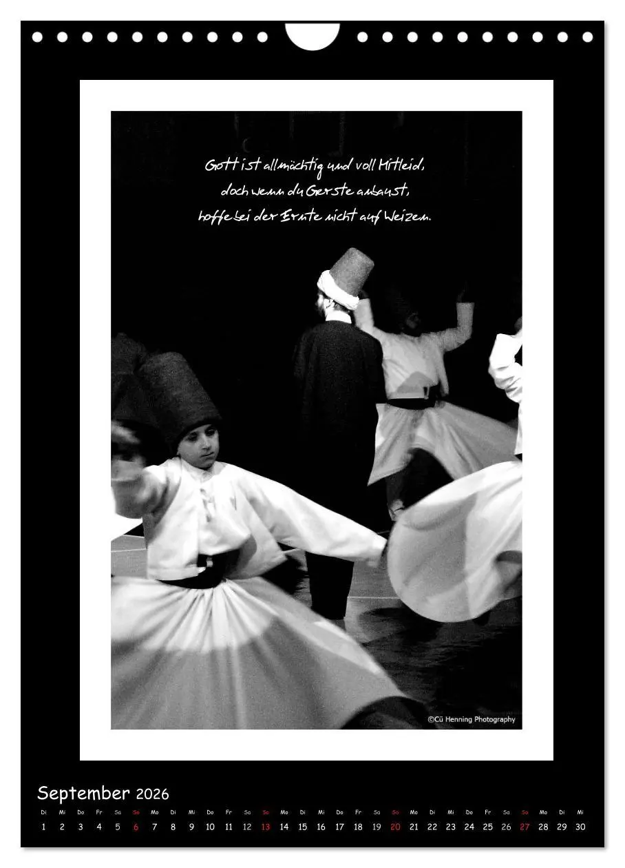 Bild: 9783516471984 | Mevlana's tanzende Derwische und seine Weisheiten (Wandkalender...