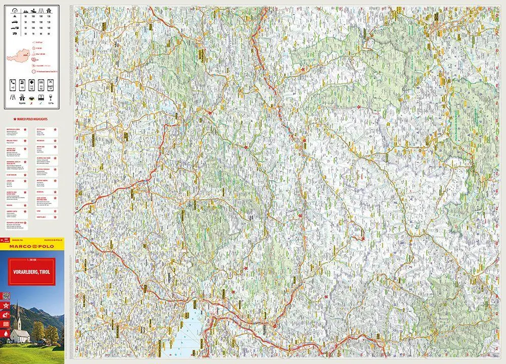 Bild: 9783575021984 | MARCO POLO Reisekarte Österreich 03 Vorarlberg, Tirol 1:200.000 | 2025