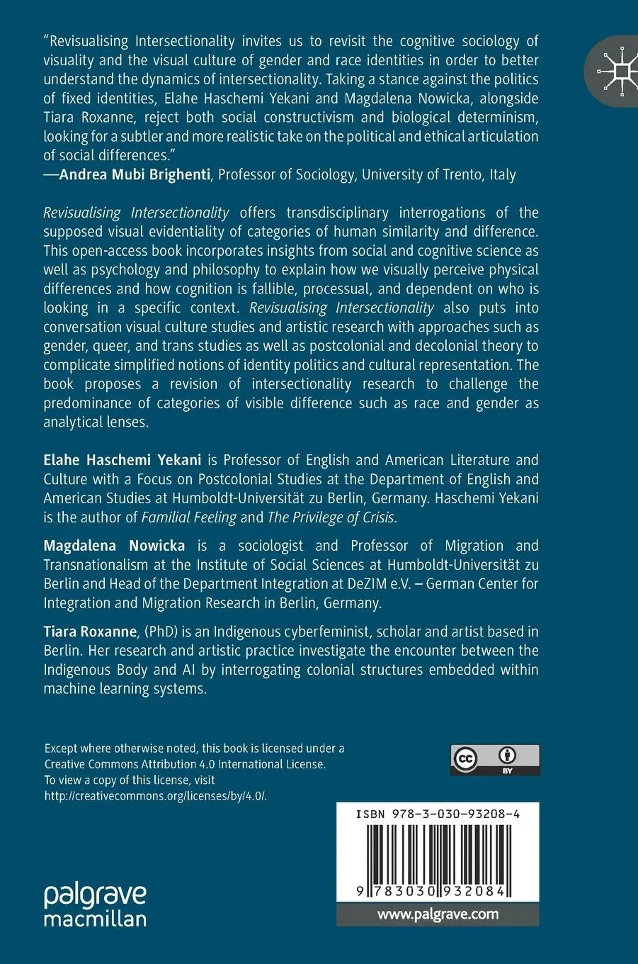Rückseite: 9783030932084 | Revisualising Intersectionality | Elahe Haschemi Yekani (u. a.) | Buch