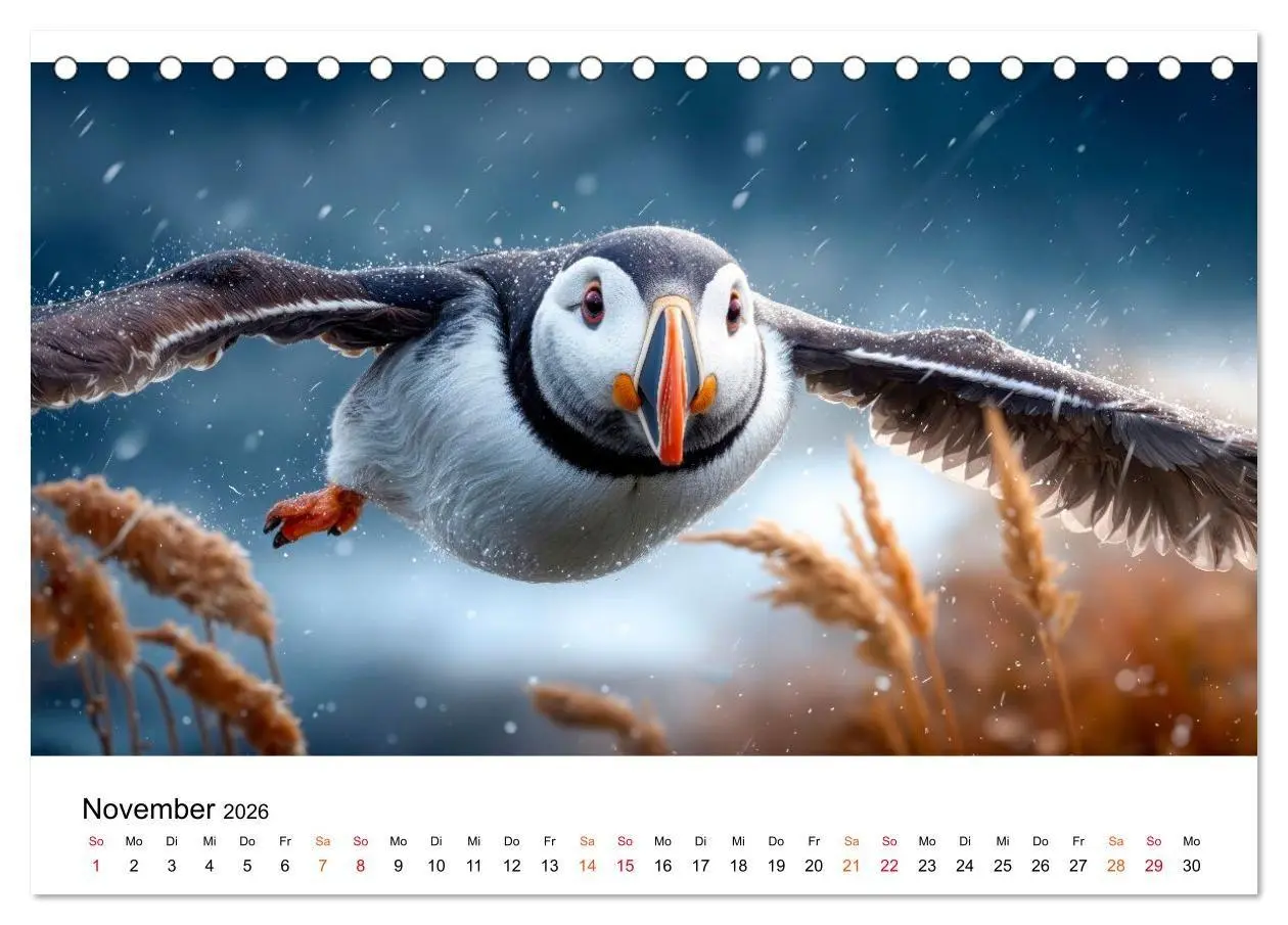 Bild: 9783516672084 | Papageitaucher - Freche Komiker auf Fels und Welle (Tischkalender...