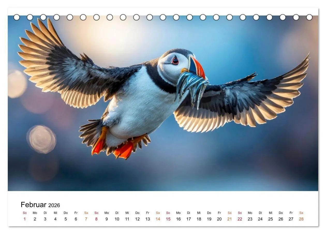 Bild: 9783516672084 | Papageitaucher - Freche Komiker auf Fels und Welle (Tischkalender...