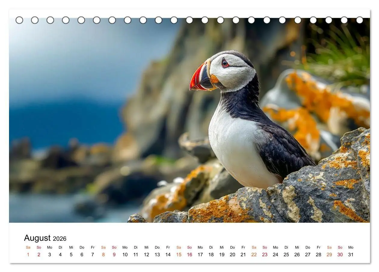 Bild: 9783516672084 | Papageitaucher - Freche Komiker auf Fels und Welle (Tischkalender...