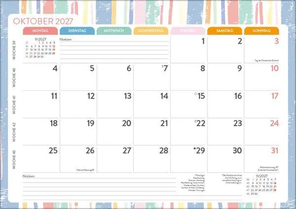 Bild: 9783819302084 | Mein Monatsplaner 2027 | Verlag Korsch | Kalender | 12 S. | Deutsch