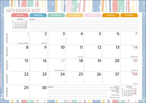Bild: 9783819302084 | Mein Monatsplaner 2027 | Verlag Korsch | Kalender | 12 S. | Deutsch