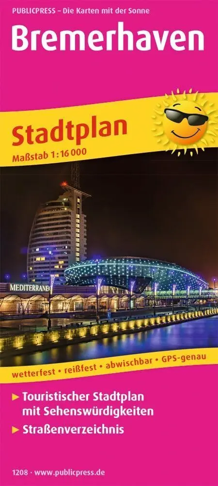 Cover: 9783961322084 | Publicpress Stadtplan Bremerhaven 1:16.000 | (Land-)Karte | Deutsch