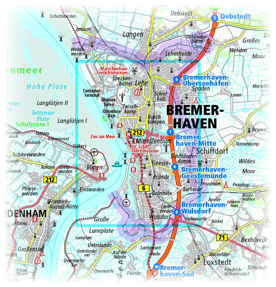 Bild: 9783961322084 | Publicpress Stadtplan Bremerhaven 1:16.000 | (Land-)Karte | Deutsch