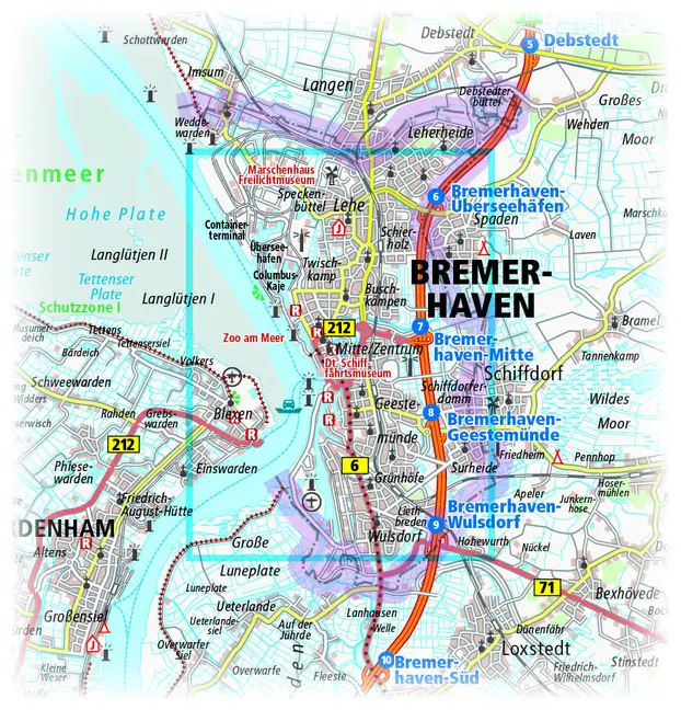 Bild: 9783961322084 | Publicpress Stadtplan Bremerhaven 1:16.000 | (Land-)Karte | Deutsch
