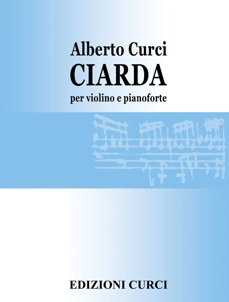 Cover: 9790215902084 | Ciarda | Alberto Curci | Buch | Edizioni Curci | EAN 9790215902084