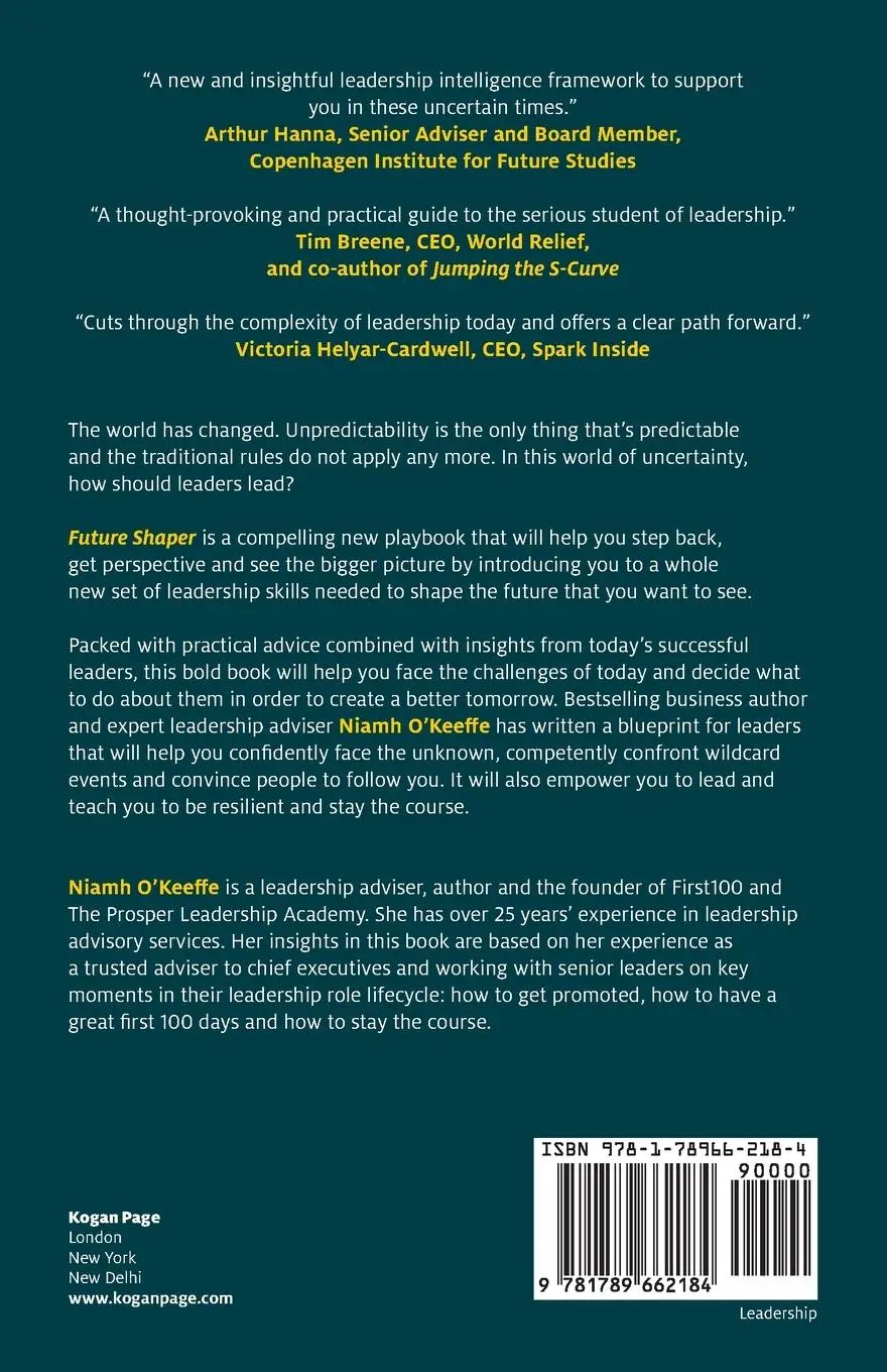 Rückseite: 9781789662184 | Future Shaper | How Leaders Can Take Charge in an Uncertain World