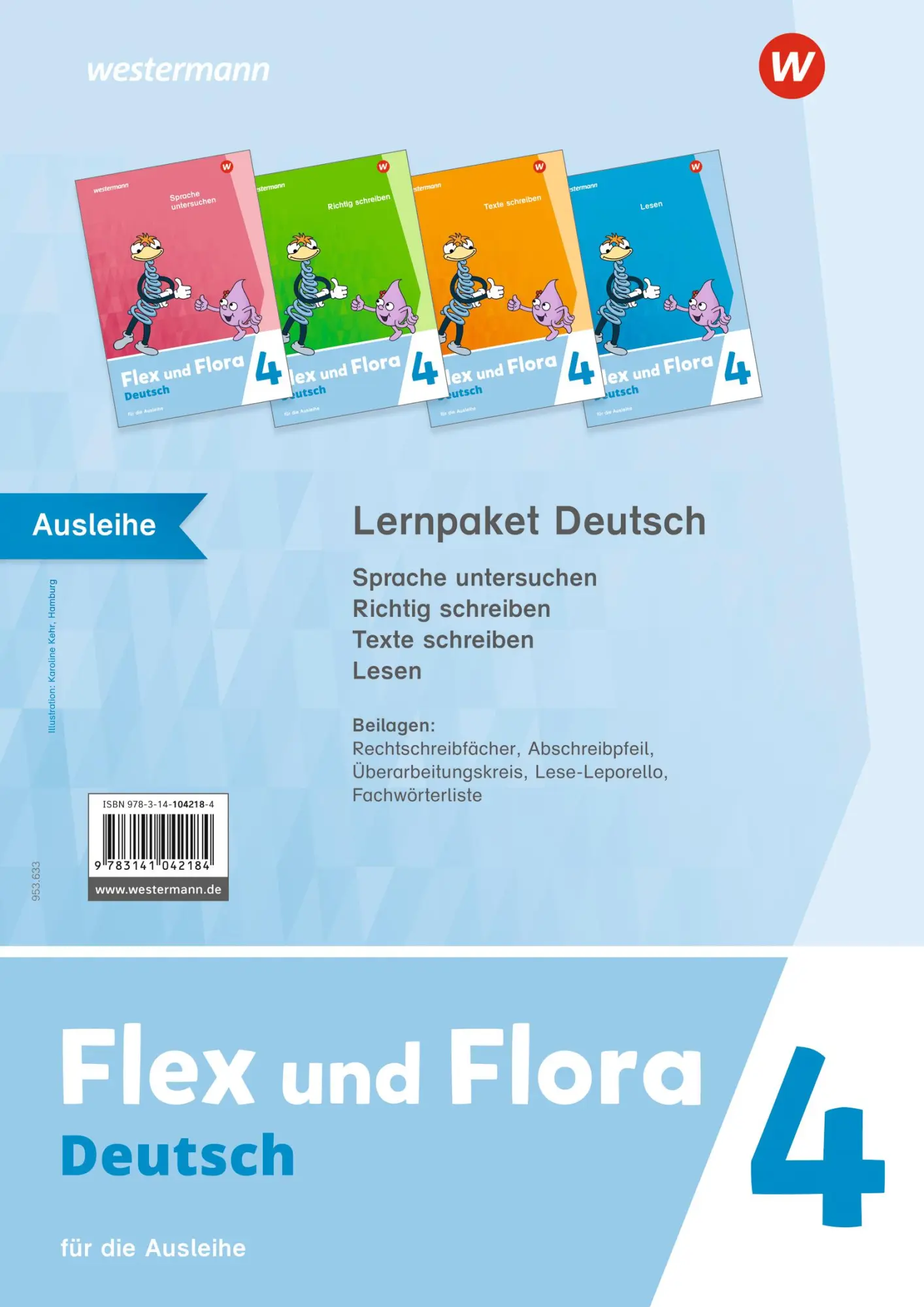 Cover: 9783141042184 | Flex und Flora 4. Lernpaket Deutsch (Druckschrift) Für die Ausleihe