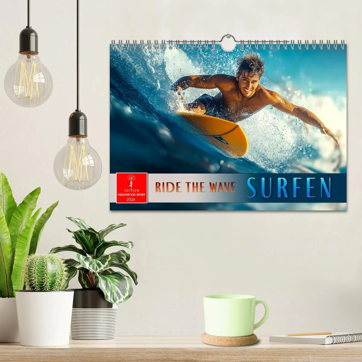 Bild: 9783457262184 | Surfen - Ride the Wave (Wandkalender 2026 DIN A4 quer), CALVENDO...