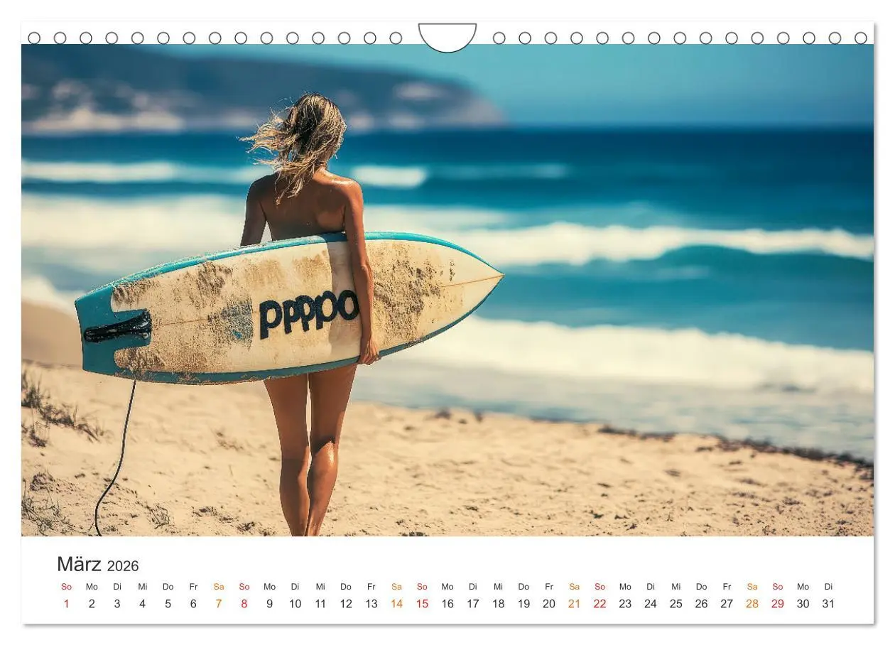 Bild: 9783457262184 | Surfen - Ride the Wave (Wandkalender 2026 DIN A4 quer), CALVENDO...