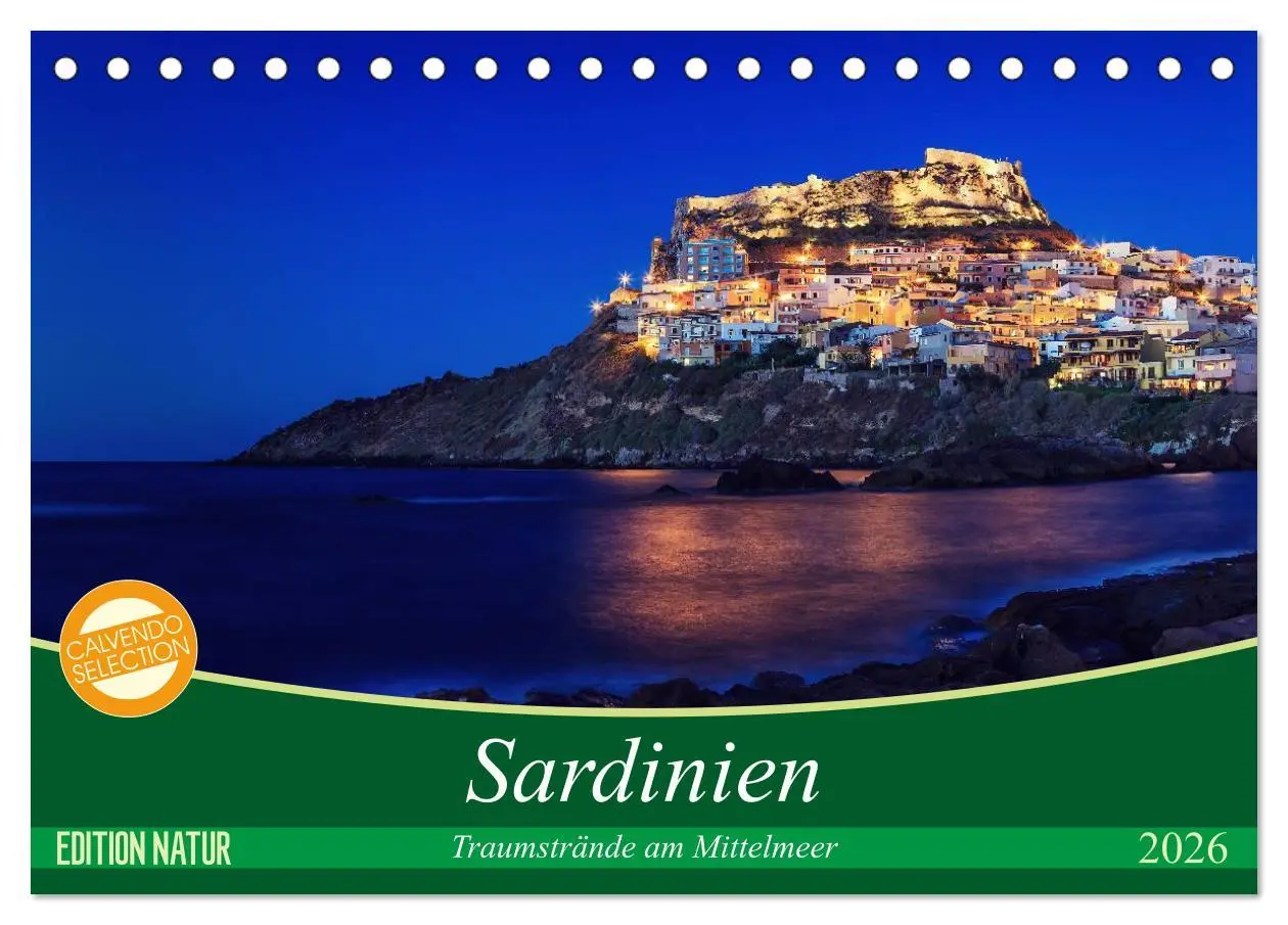 Cover: 9783457882184 | Sardinien - Traumstrände am Mittelmeer (Tischkalender 2026 DIN A5...