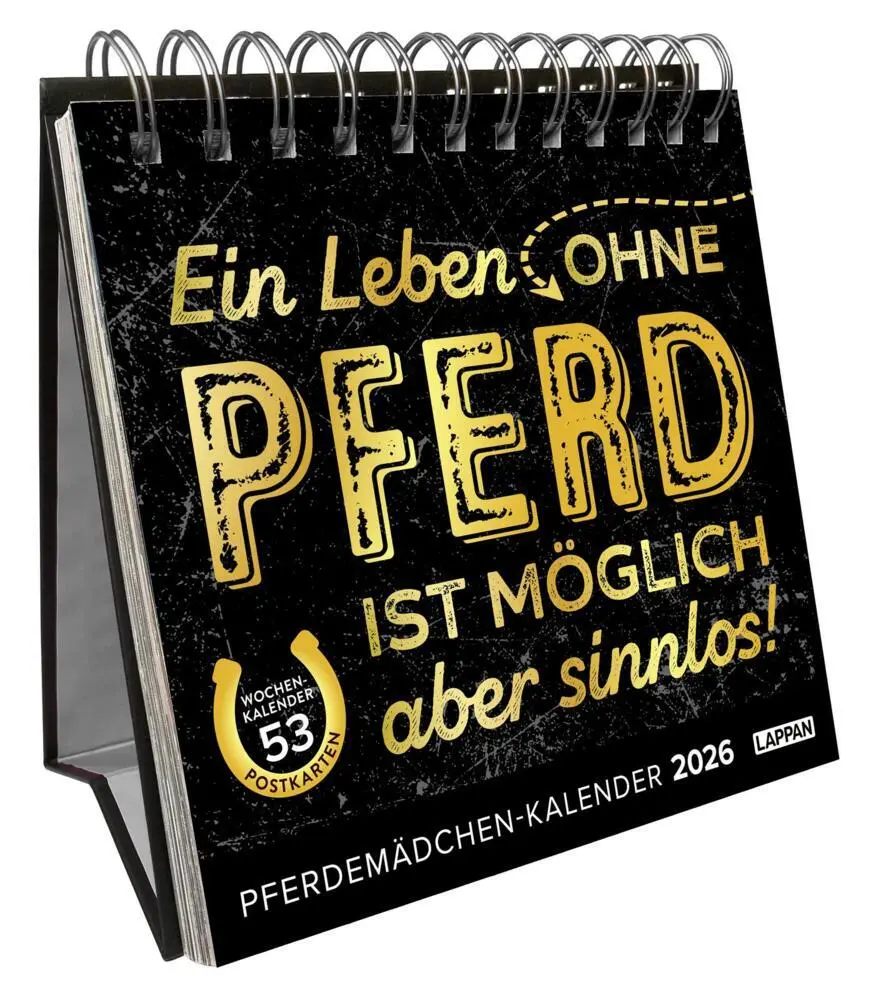 Cover: 9783830322184 | Pferdemädchen 2026 - Ein Leben ohne Pferd ist möglich, aber sinnlos