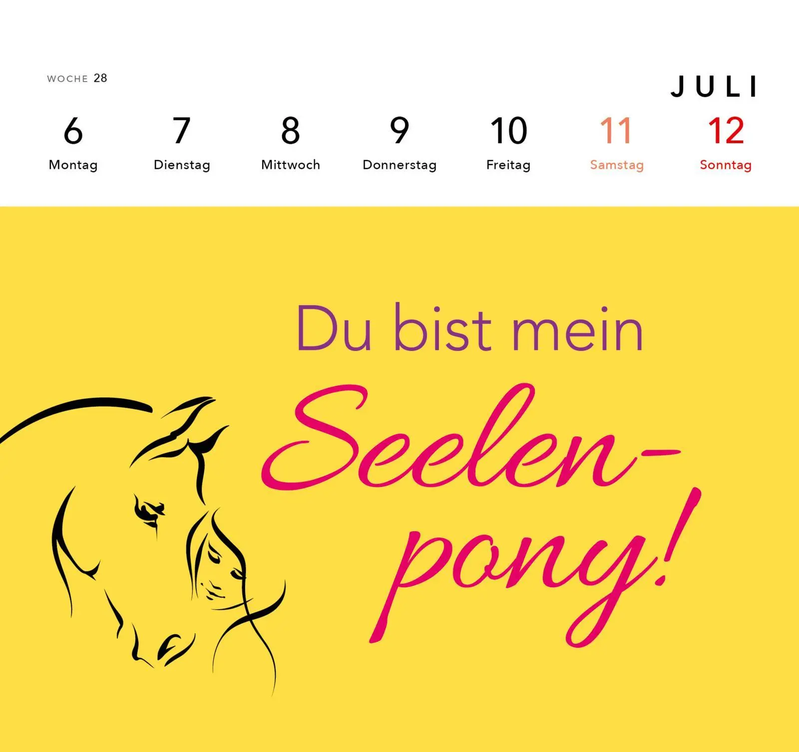 Bild: 9783830322184 | Pferdemädchen 2026 - Ein Leben ohne Pferd ist möglich, aber sinnlos