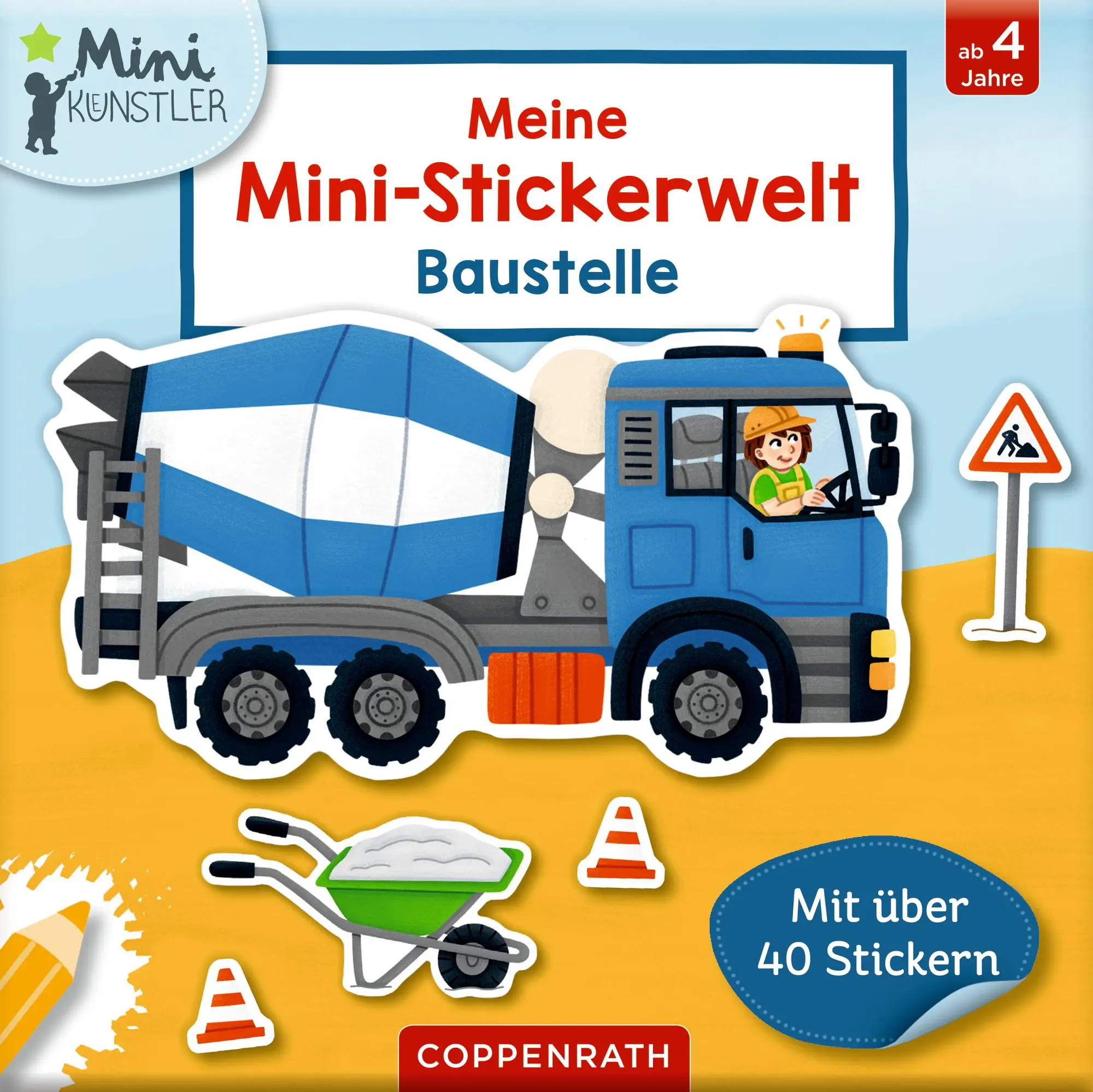Cover: 4050003952284 | Meine Mini-Stickerwelt - Baustelle | Mit über 40 Stickern | Warnecke