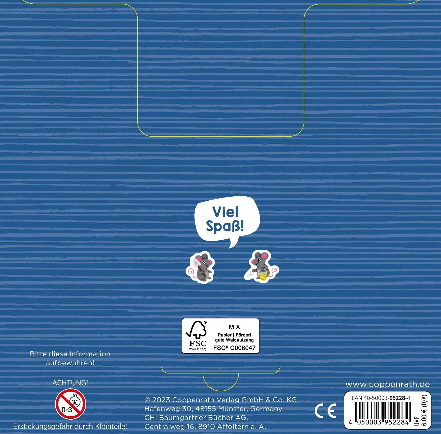 Rückseite: 4050003952284 | Meine Mini-Stickerwelt - Baustelle | Mit über 40 Stickern | Warnecke