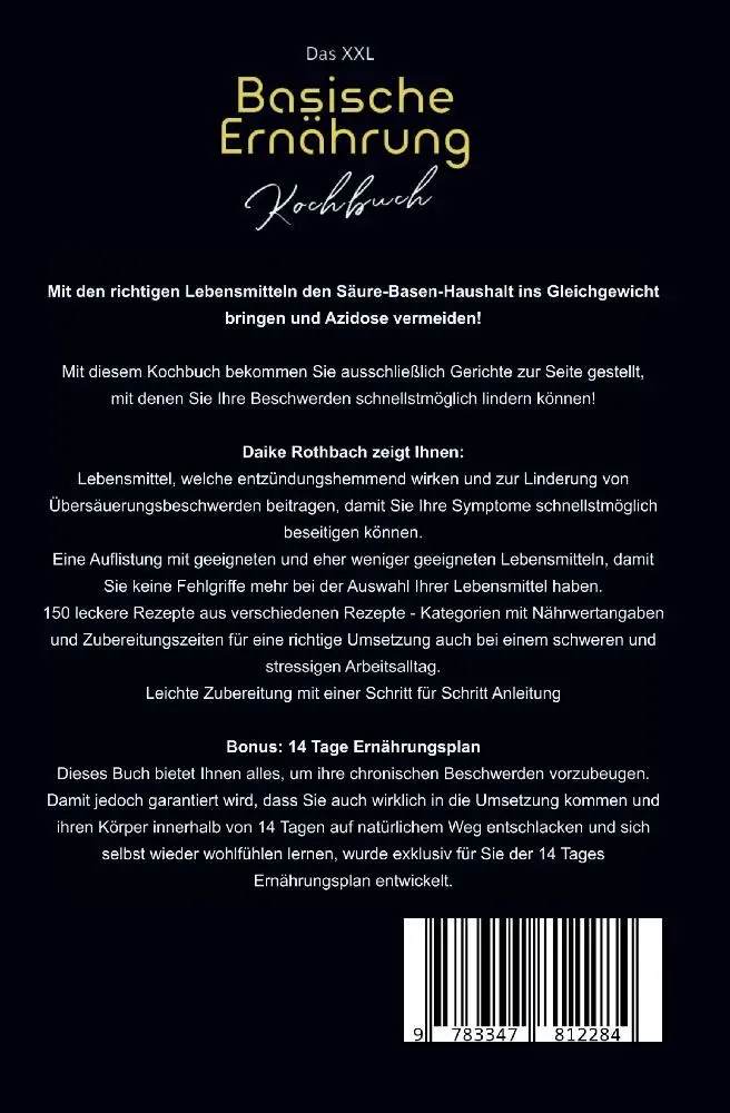 Bild: 9783347812284 | Das XXL Basische Ernährung Kochbuch! Inklusive 14 Tage...